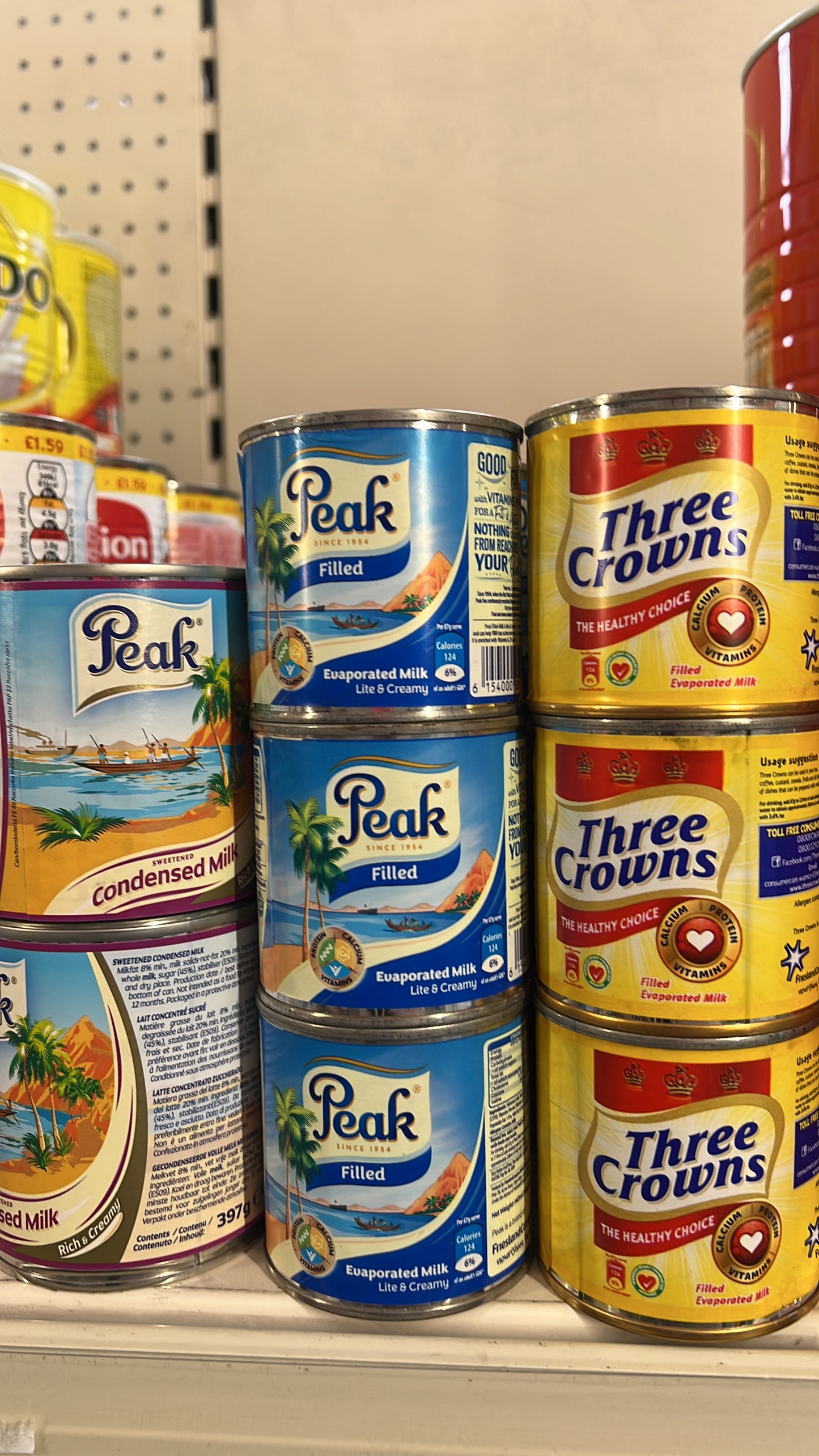 Three Crowns Evaporated Milk