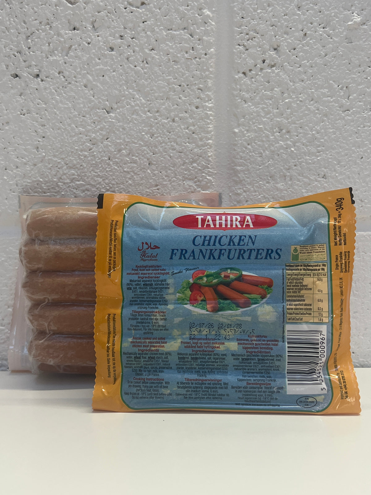 Chicken frankfurters Sausages..
