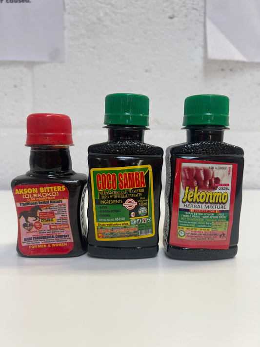 Jekonmo, Coco Samba & Akson Bitters