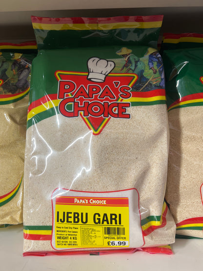 Papas choice ijebu gari