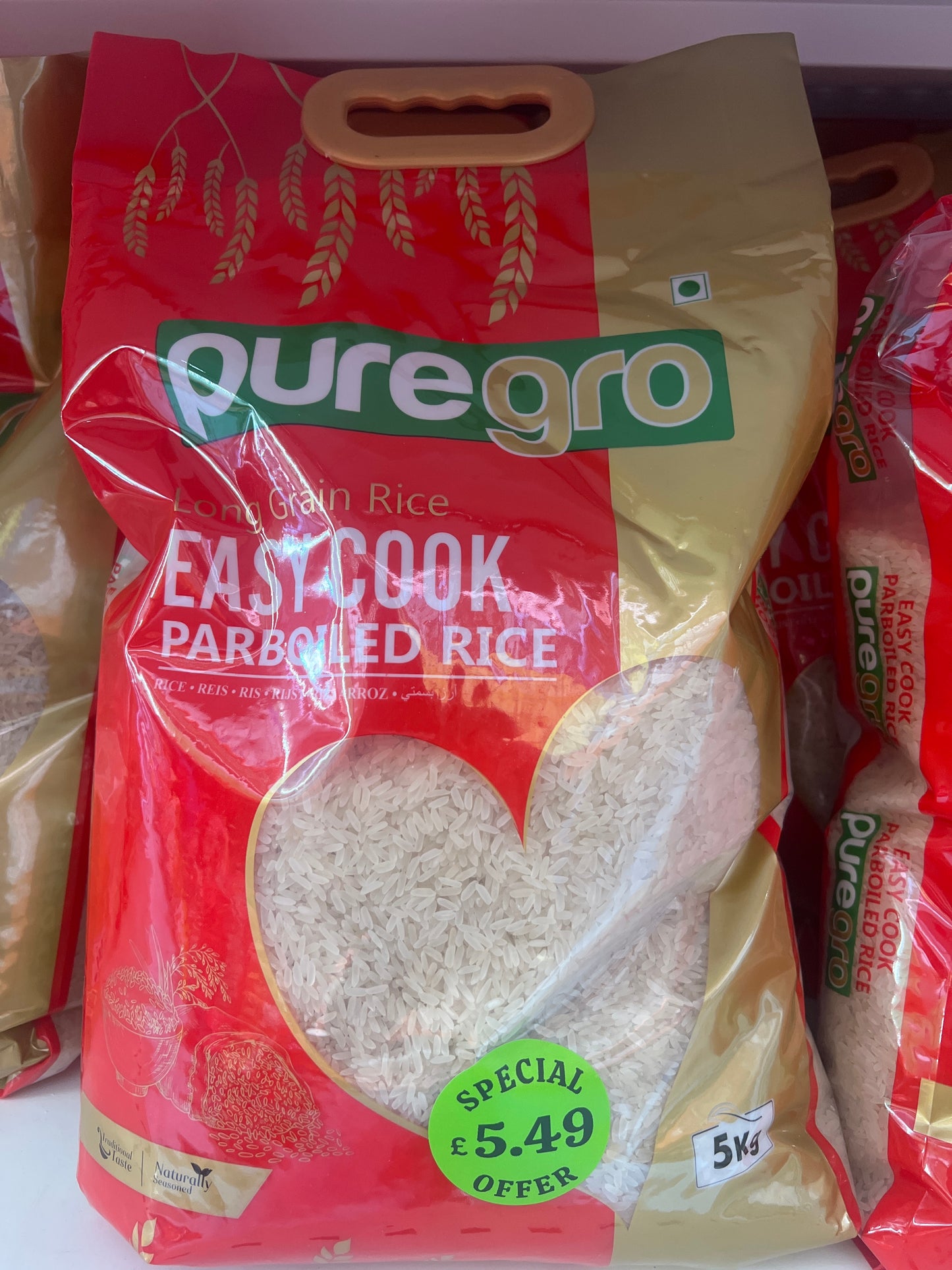 Puregro Easy Cook Rice 5kg