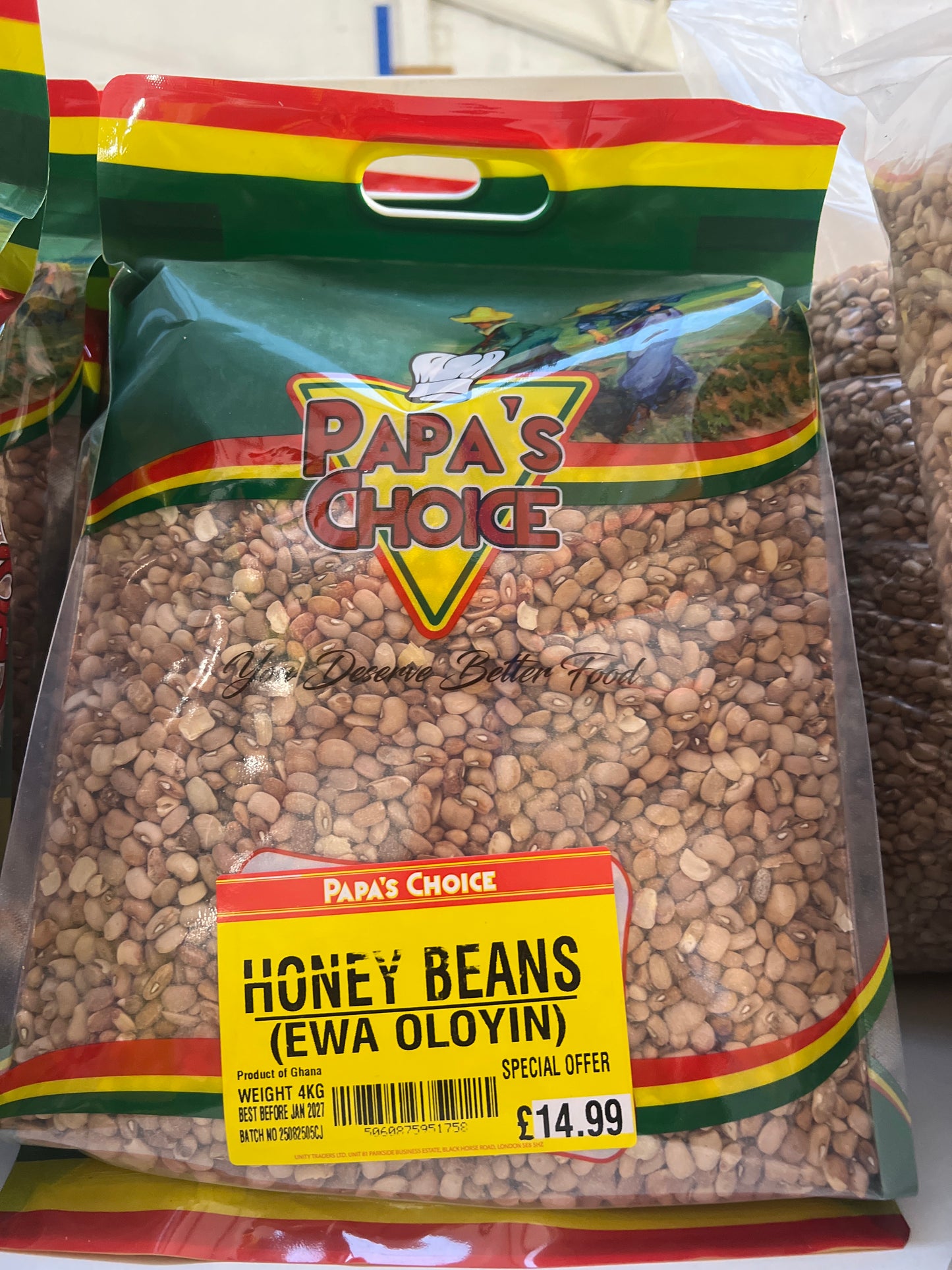 Papa’s choice various beans 4kg
